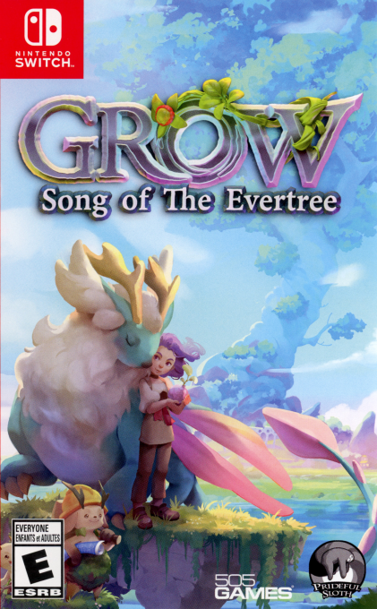 Grow: Song of the Evertree box art for Nintendo Switch