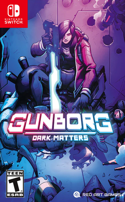 Gunborg : Dark Matters box art for Nintendo Switch