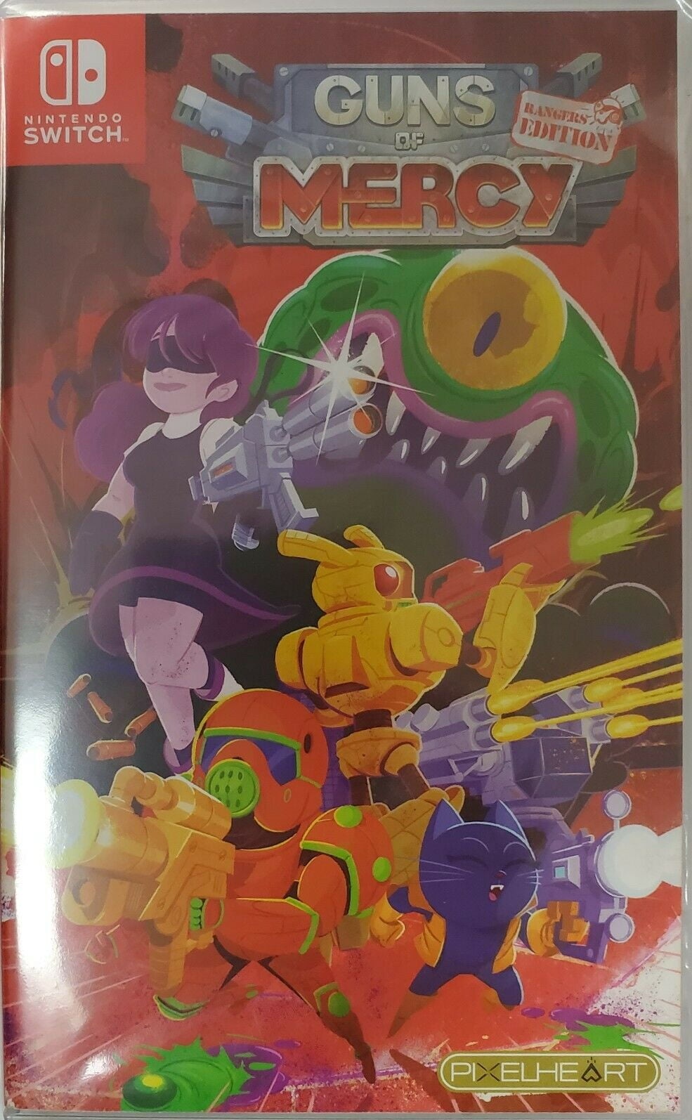 Guns of Mercy box art for Nintendo Switch