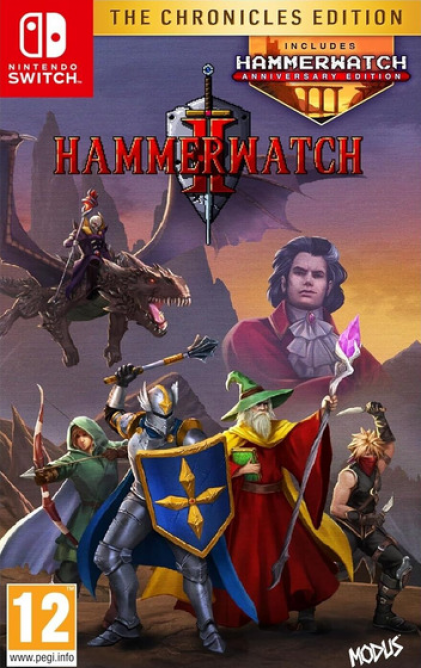 Hammerwatch II: The Chronicles Edition box art for Nintendo Switch