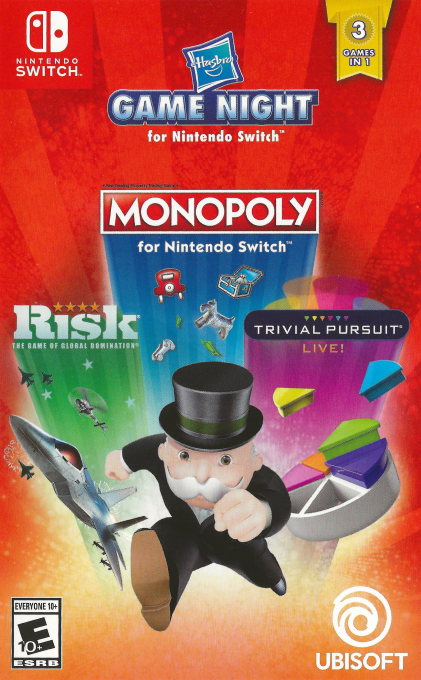 Hasbro Game Night box art for Nintendo Switch
