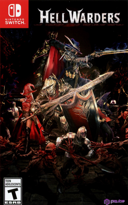 Hell warders box art for Nintendo Switch