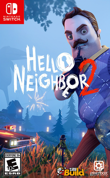 Hello Neighbor 2 box art for Nintendo Switch