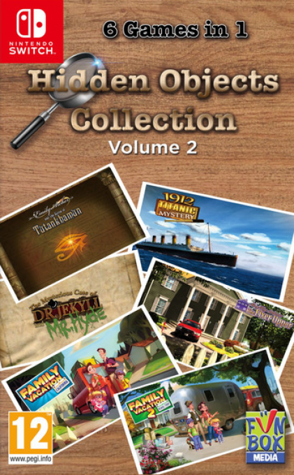 Hidden Objects Collection Volume 2 box art for Nintendo Switch