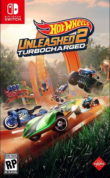Hot Wheels Unleashed 2 Turbocharged box art for Nintendo Switch