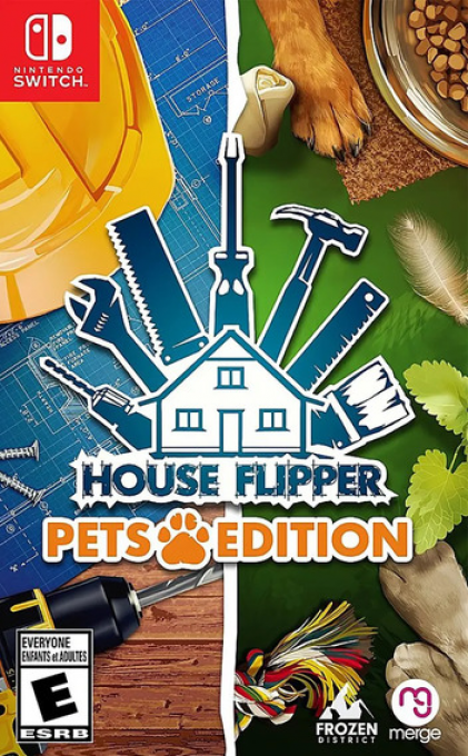House Flipper: Pets Edition box art for Nintendo Switch