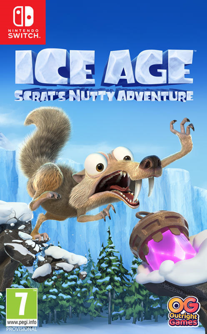 Ice Age: Scrat's Nutty Adventure box art for Nintendo Switch