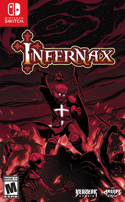 Infernax box art for Nintendo Switch