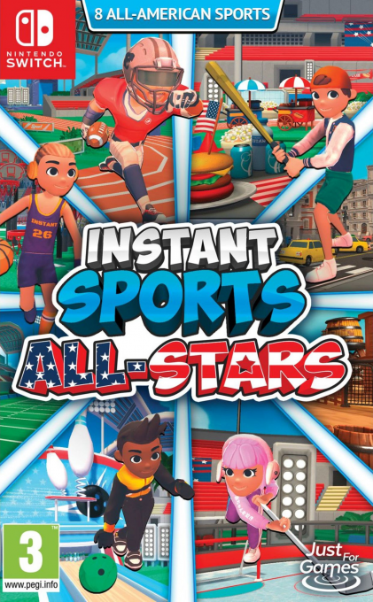 Instant Sports All-Stars box art for Nintendo Switch
