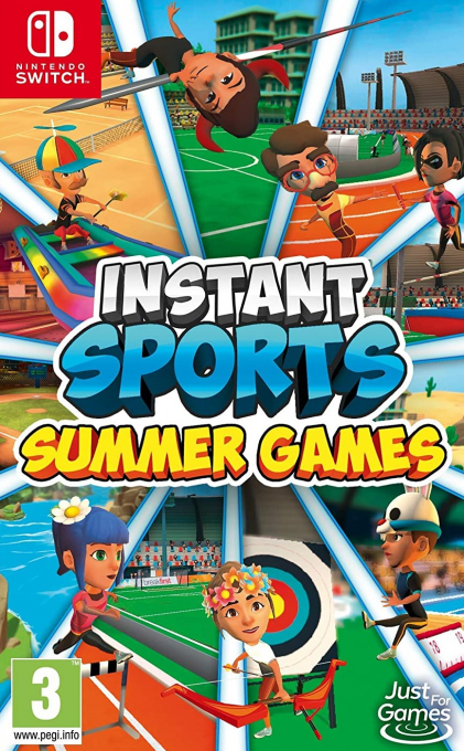 Instant Sports: Summer Games box art for Nintendo Switch