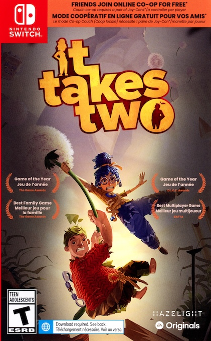 It Takes Two box art for Nintendo Switch
