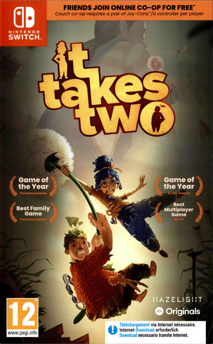 It Takes Two box art for Nintendo Switch