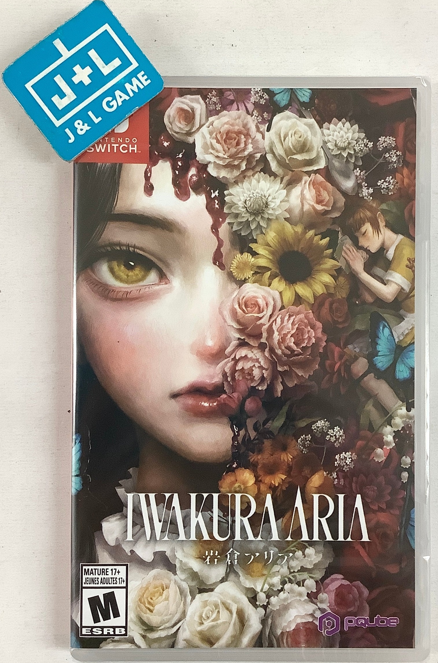 Iwakura Aria box art for Nintendo Switch