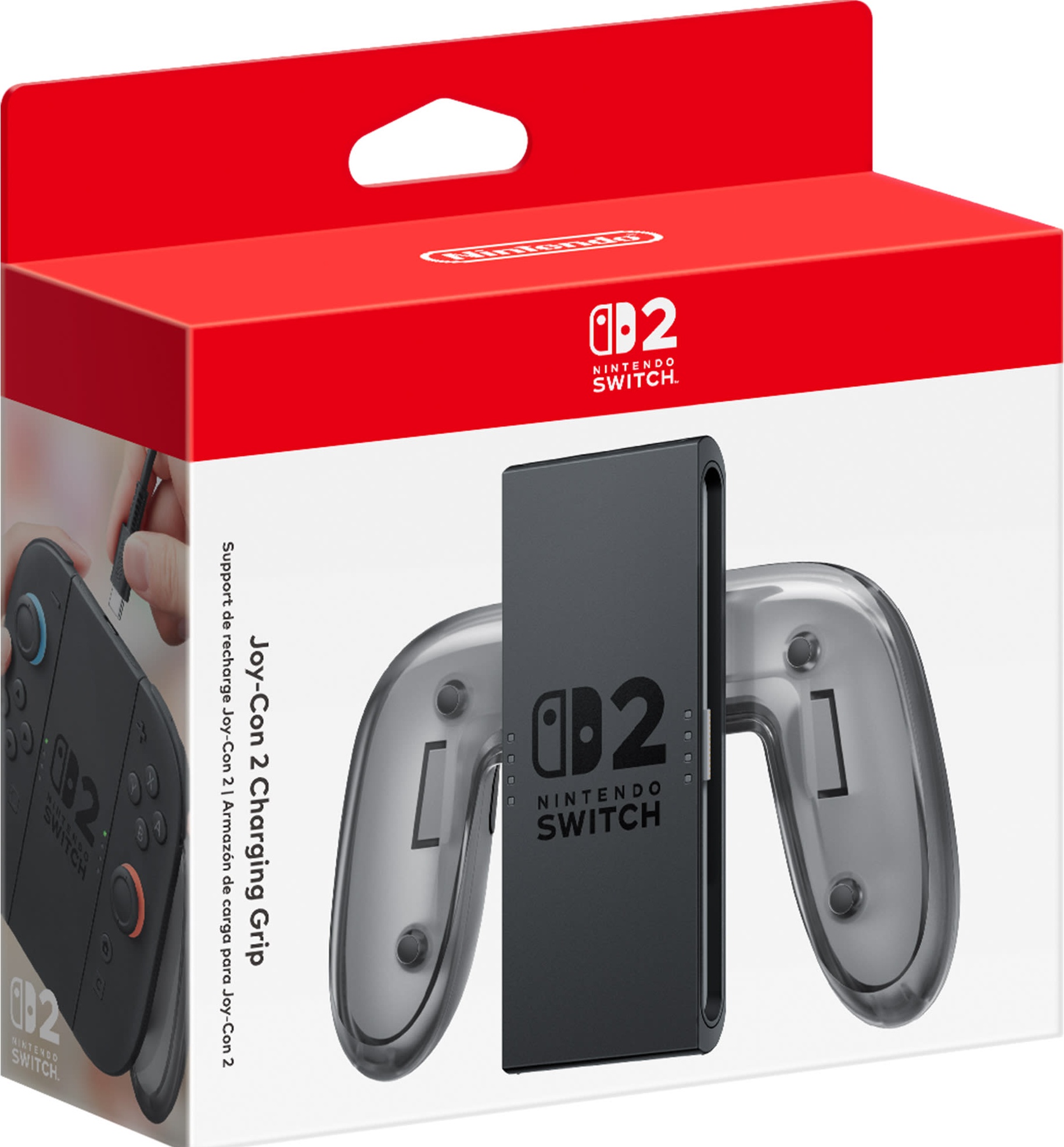 Joy-Con Charging Grip box art for Nintendo Switch