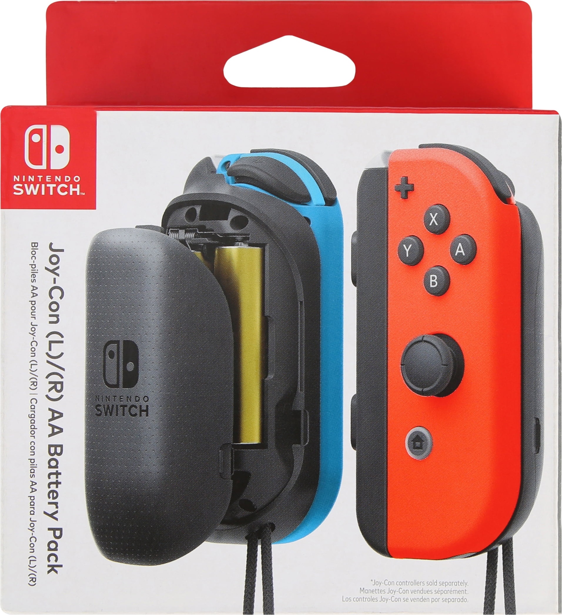 Joy-Con (L) / (R) AA Battery Pack box art for Nintendo Switch