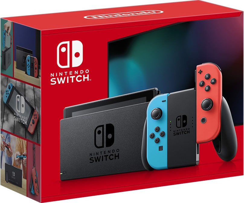 Joy-Con Neon Blue box art for Nintendo Switch