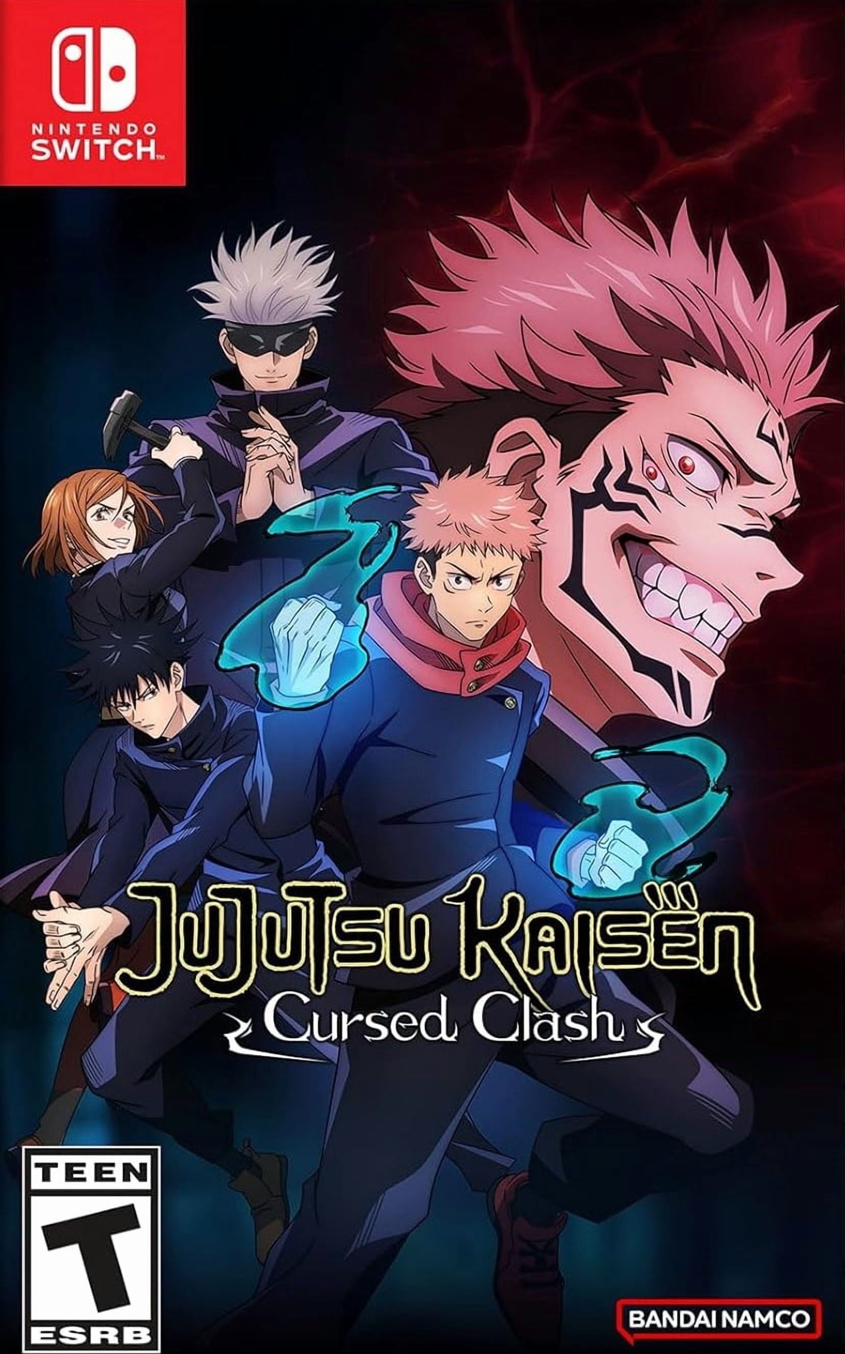 Jujutsu Kaisen: Cursed Clash box art for Nintendo Switch