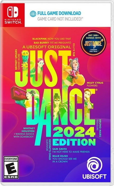 Just Dance 2024 box art for Nintendo Switch
