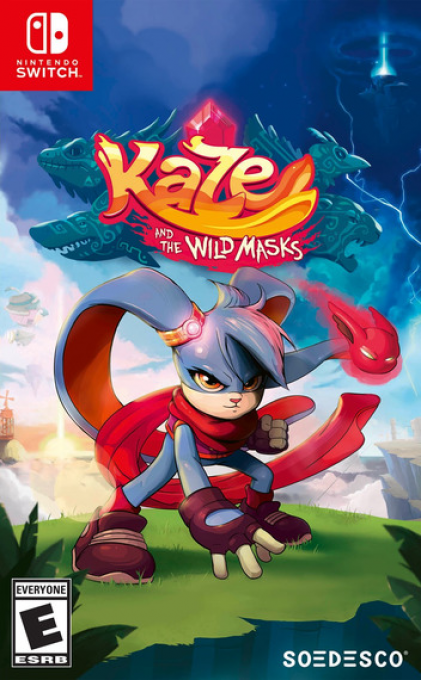 Kaze and the Wild Masks box art for Nintendo Switch