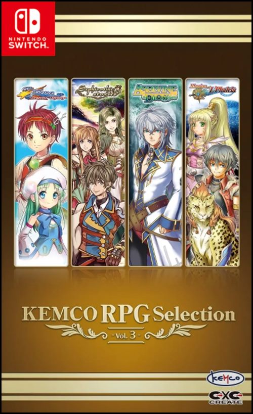 KEMCO RPG Selection Vol. 3 box art for Nintendo Switch