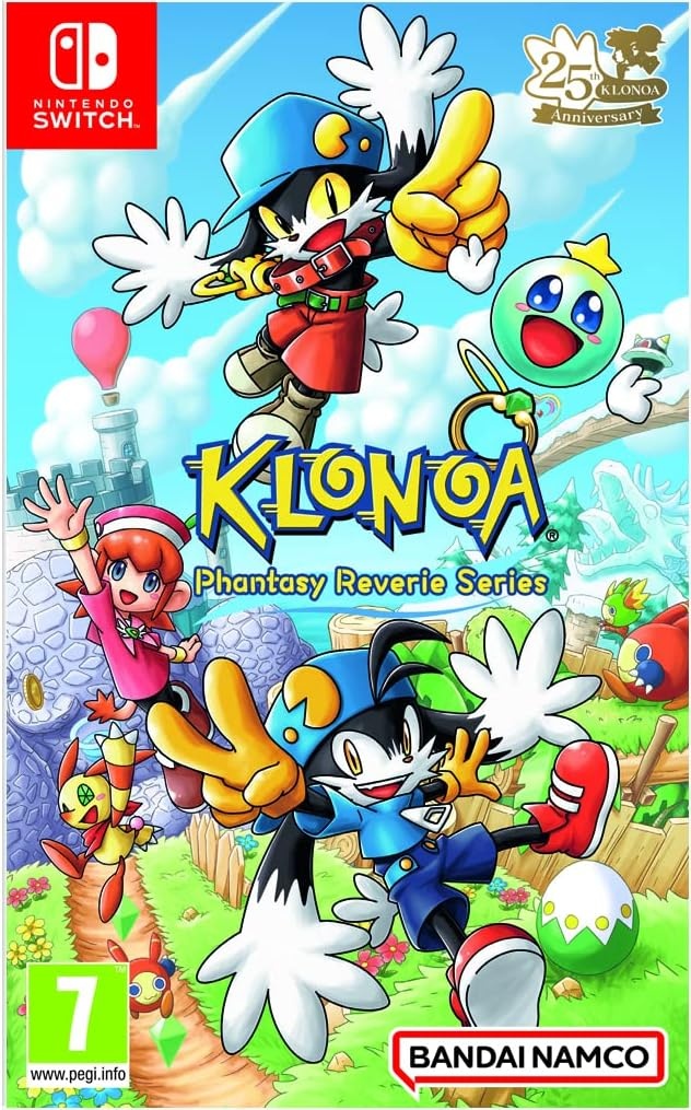 Klonoa Phantasy Reverie Series box art for Nintendo Switch
