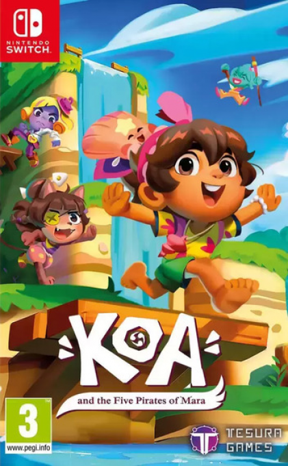 Koa and the Five Pirates of Mara box art for Nintendo Switch