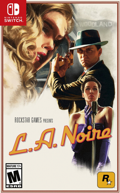 L.A. Noire box art for Nintendo Switch