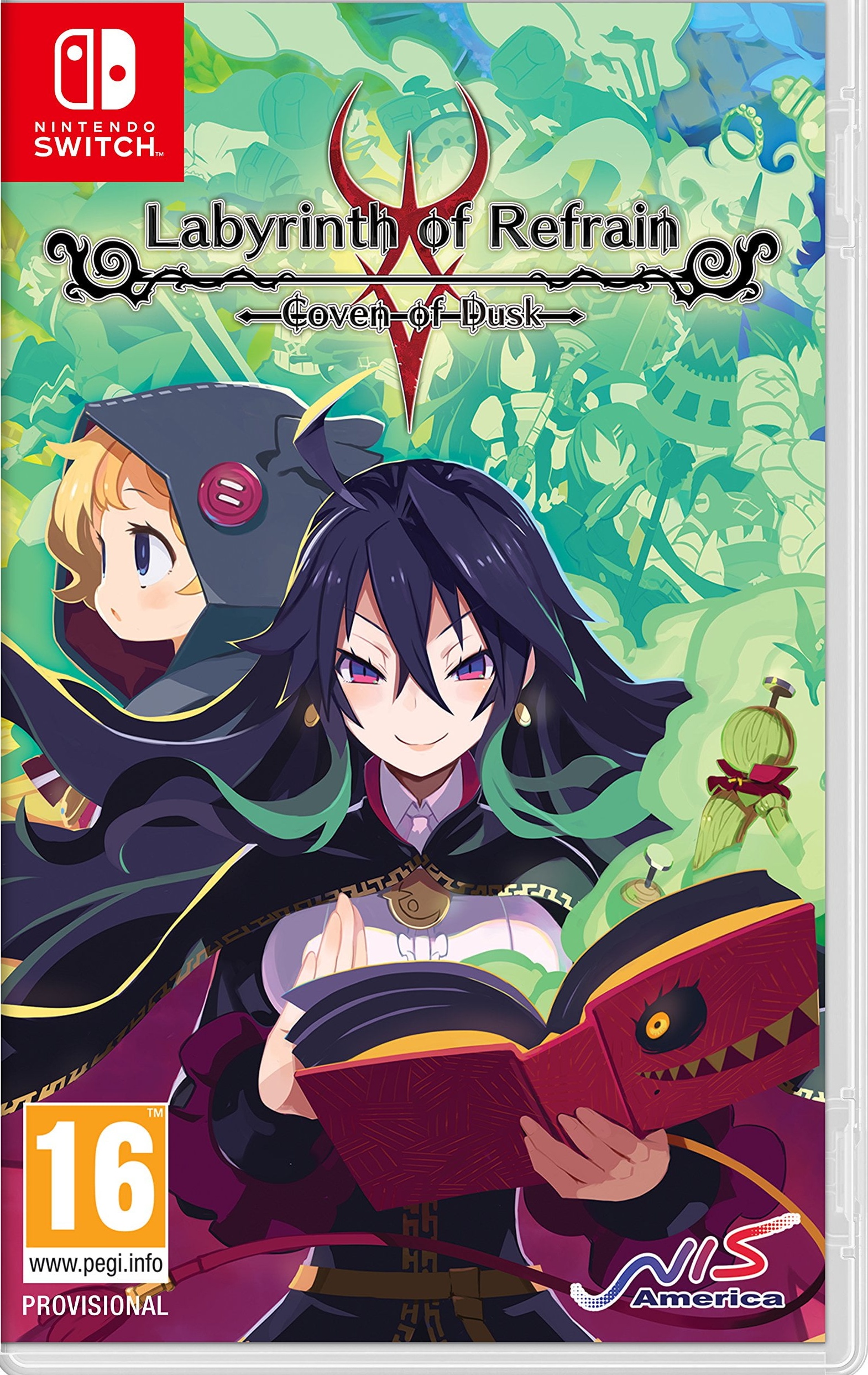 Labyrinth of Refrain: Coven of Dusk box art for Nintendo Switch