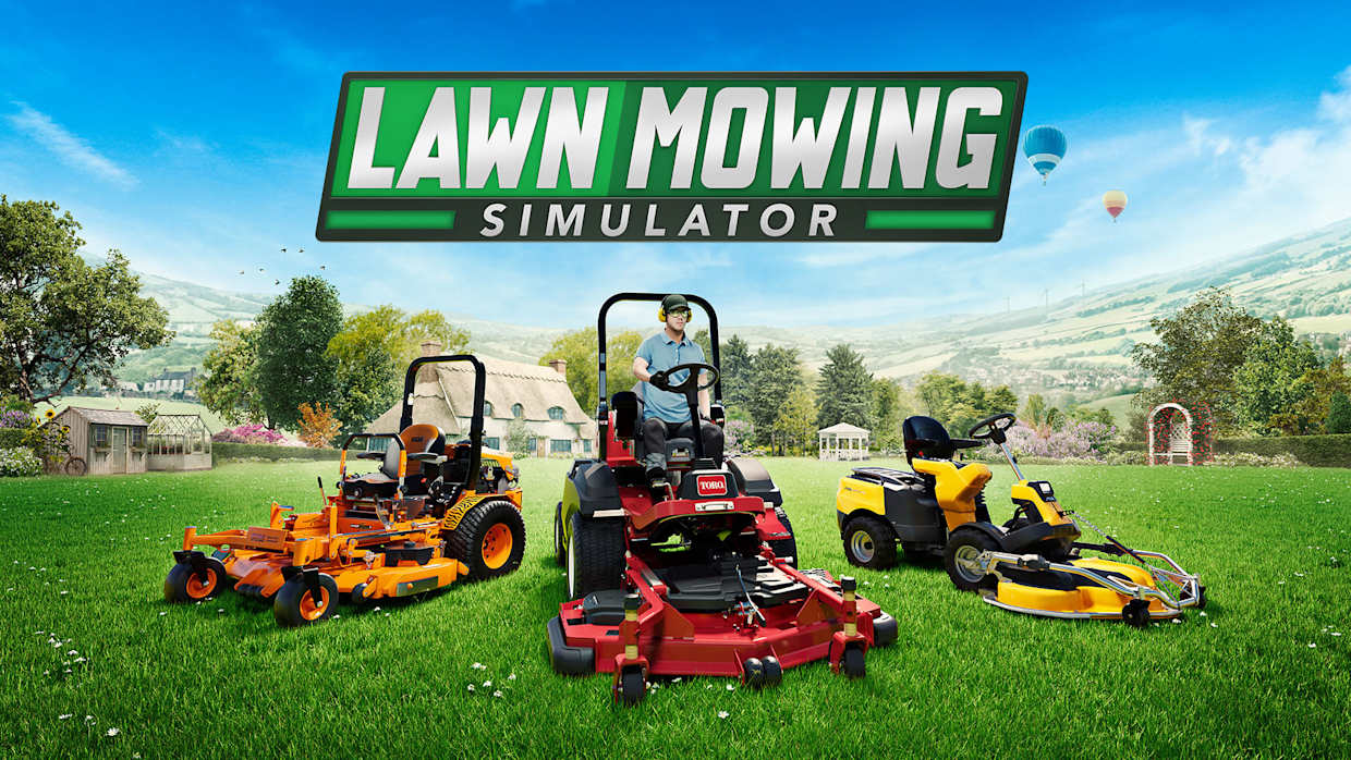 Lawn Mowing Simulator: Landmark Edition box art for Nintendo Switch