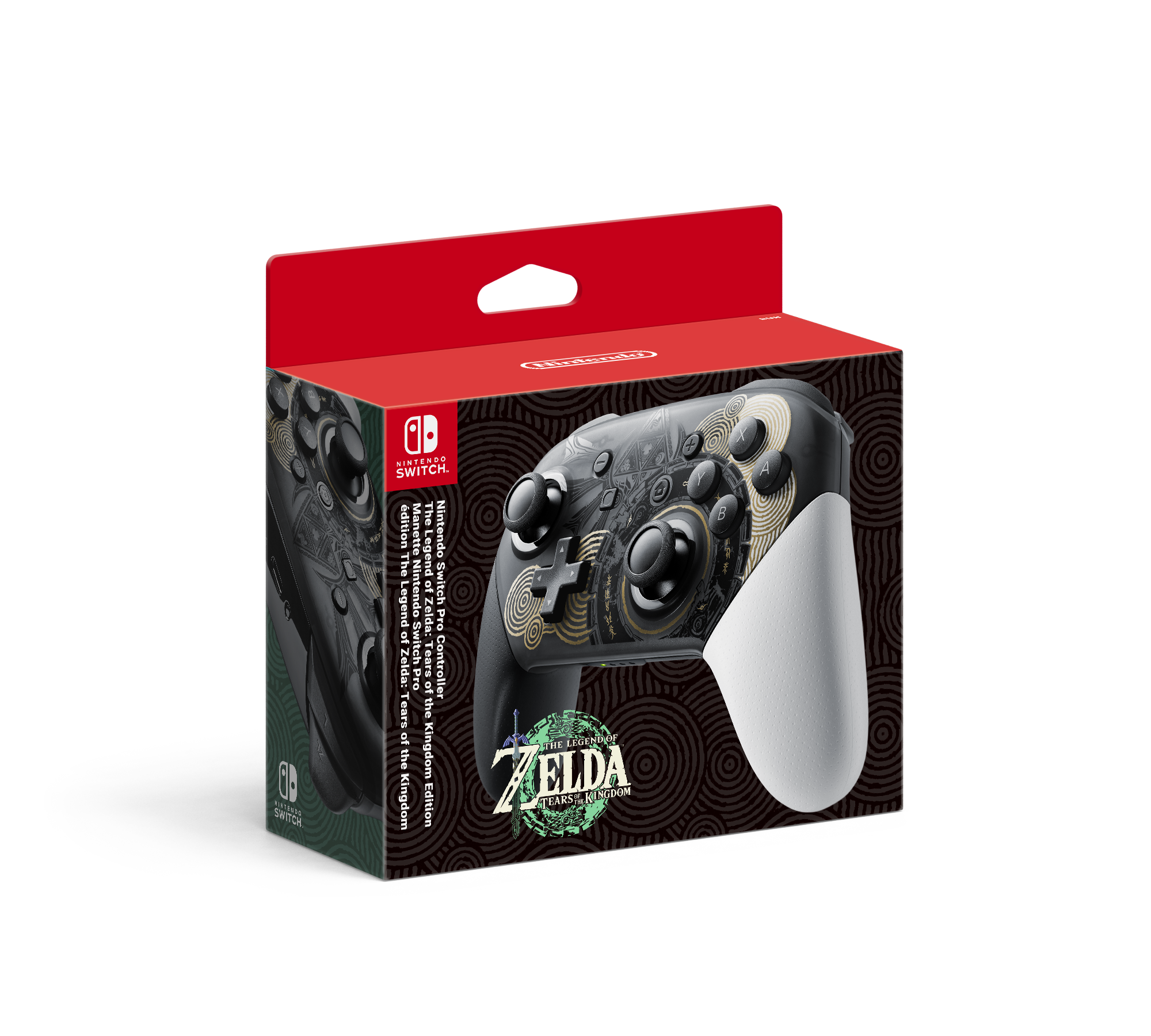 Legend of Zelda Wireless Controller box art for Nintendo Switch