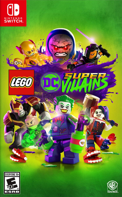 LEGO DC Super Villains box art for Nintendo Switch