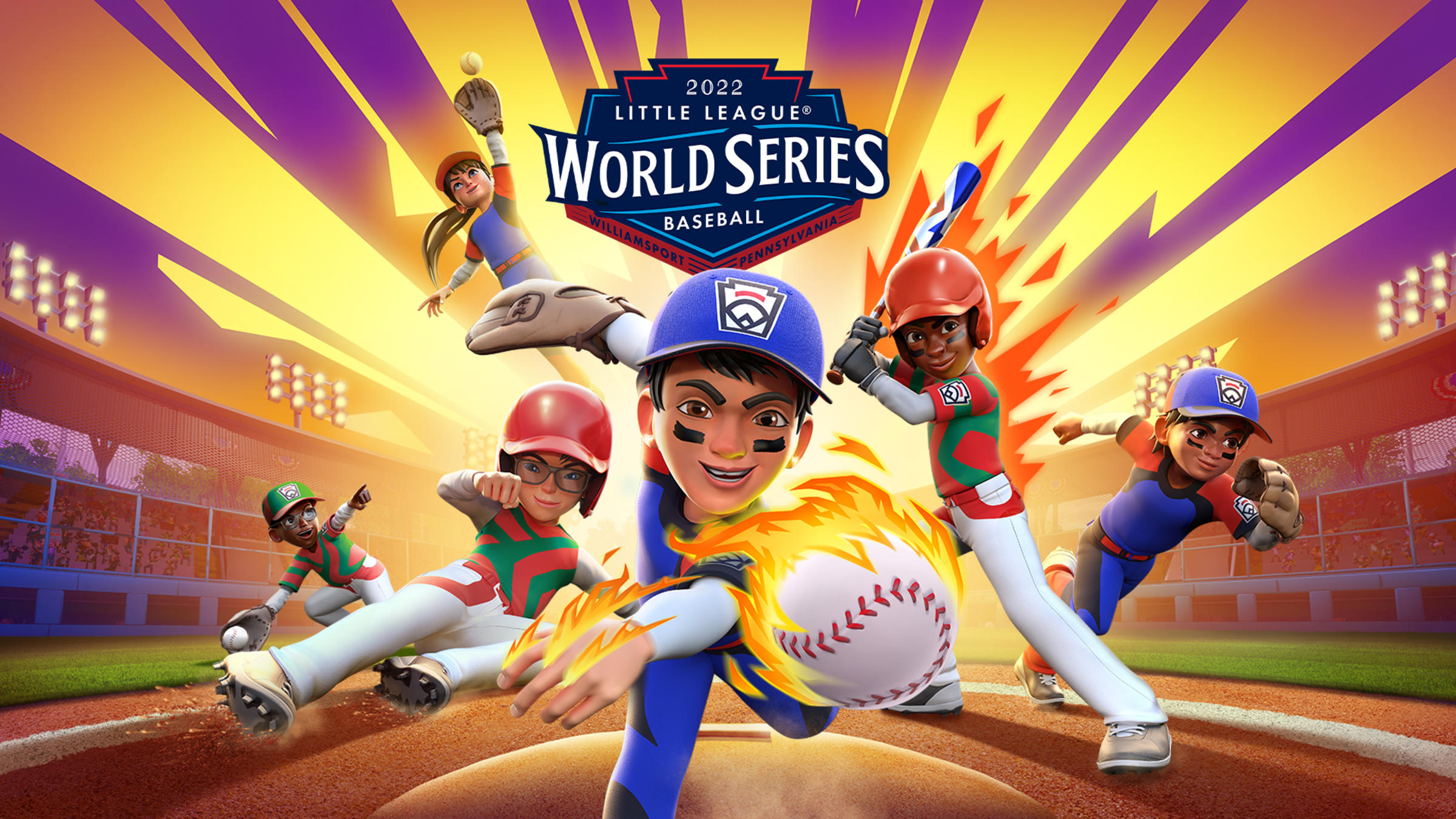 Little League World Series box art for Nintendo Switch