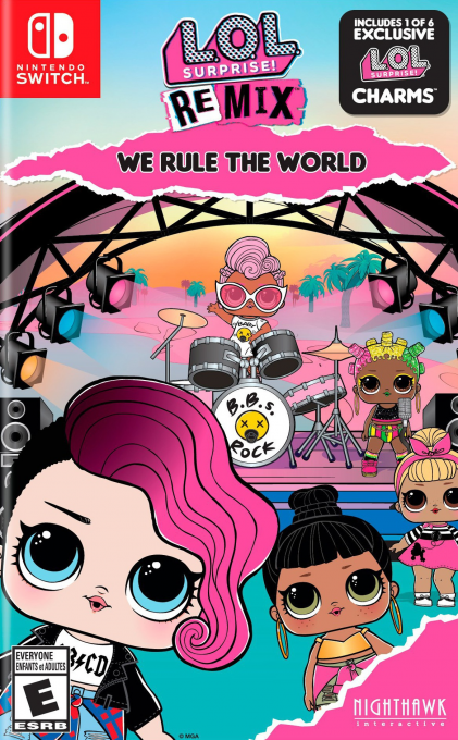 L.O.L. Surprise Remix: We Rule the World box art for Nintendo Switch