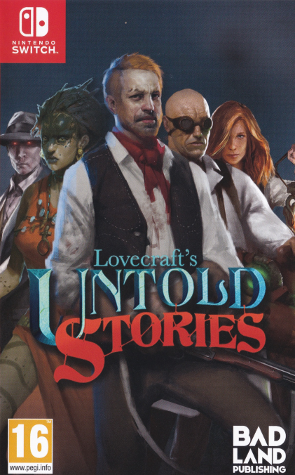 Lovecraft's Untold Stories box art for Nintendo Switch