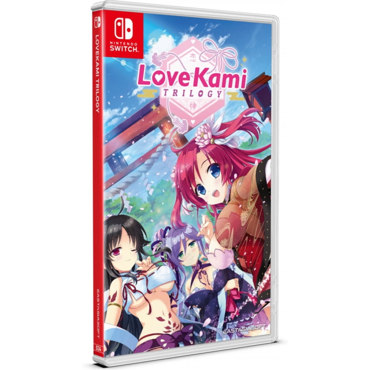 LoveKami Trilogy box art for Nintendo Switch