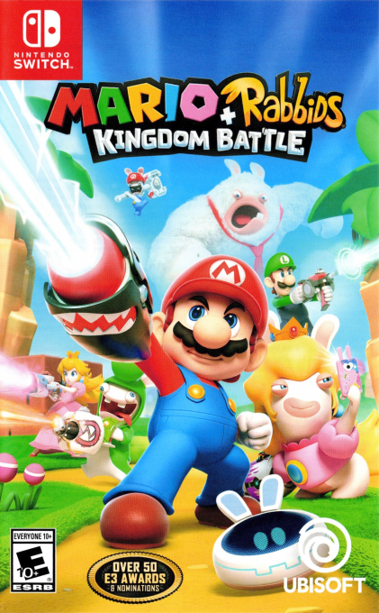 Mario + Rabbids Kingdom Battle box art for Nintendo Switch