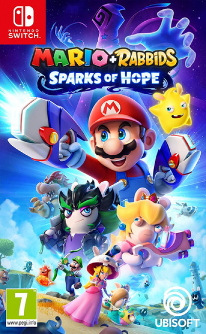 Mario + Rabbids Sparks of Hope [Steelbook Edition] box art for Nintendo Switch