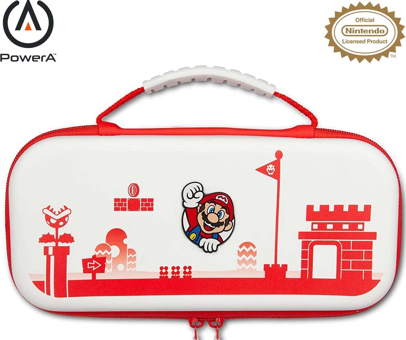Mario Red & White Wired Controller box art for Nintendo Switch