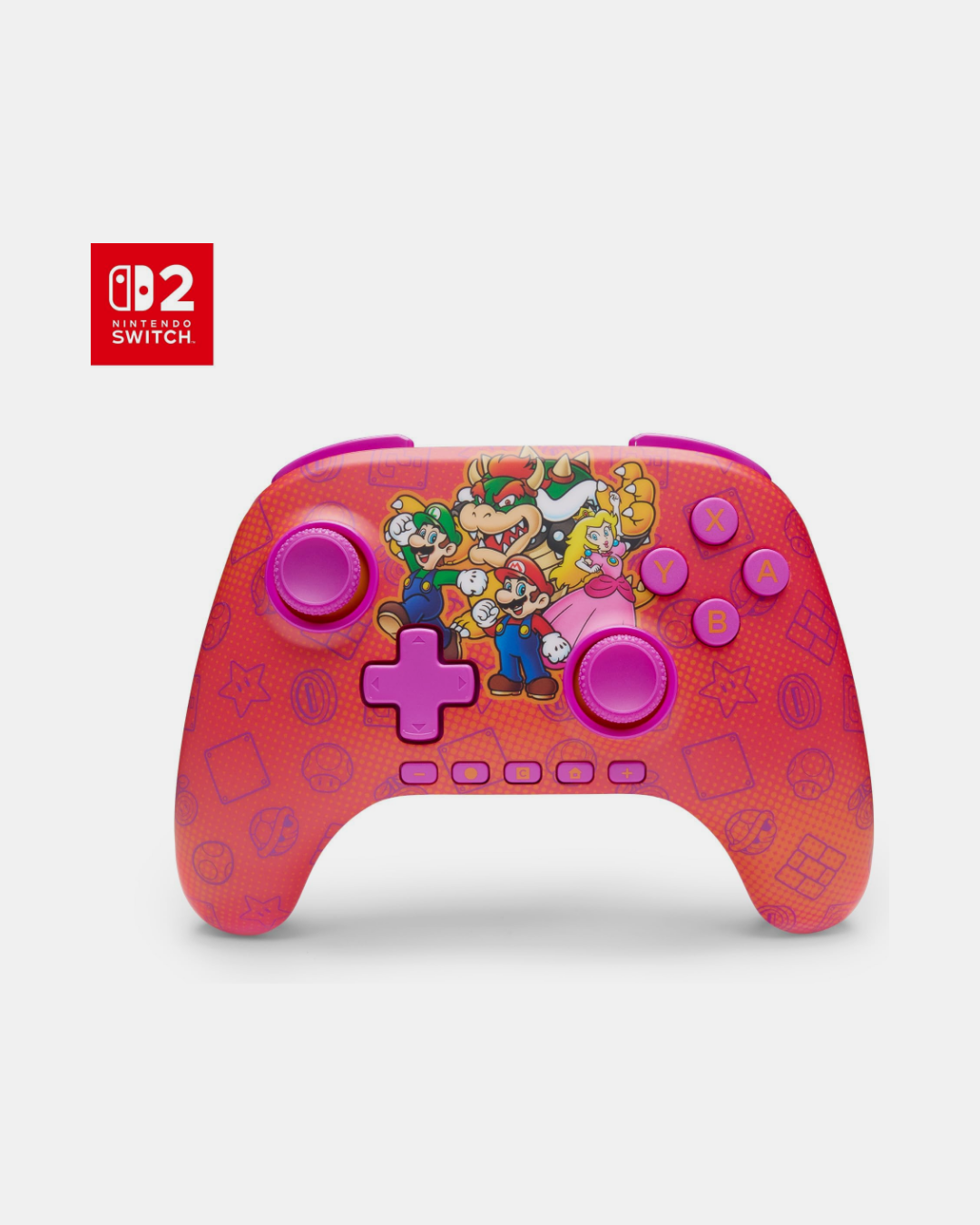 Mario Silver Wired Controller box art for Nintendo Switch