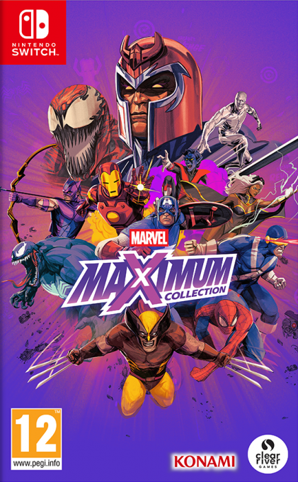 Marvel MaXimum Collection box art for Nintendo Switch