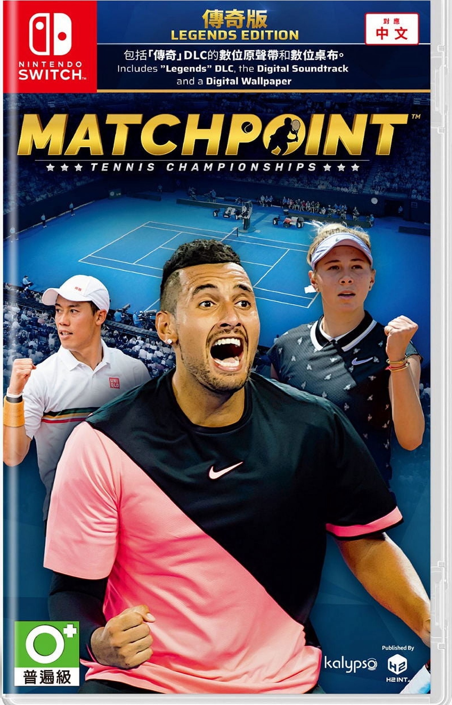 Matchpoint box art for Nintendo Switch