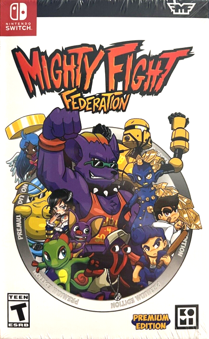 Mighty Fight Federation box art for Nintendo Switch