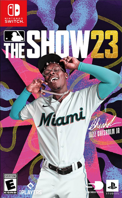 MLB The Show 23 box art for Nintendo Switch