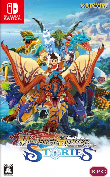 Monster Hunter Stories box art for Nintendo Switch