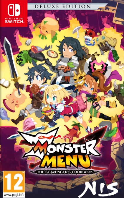 Monster Menu: The Scavenger's Cookbook [Deluxe Edition] box art for Nintendo Switch