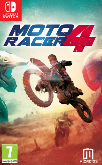 Moto Racer 4 box art for Nintendo Switch