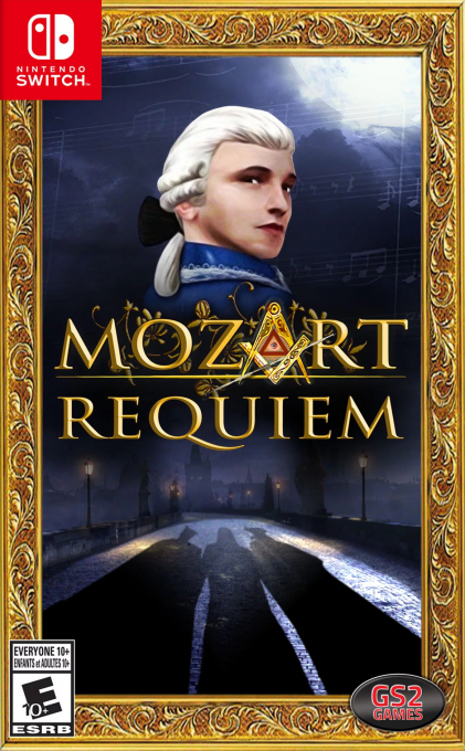 Mozart Requiem box art for Nintendo Switch