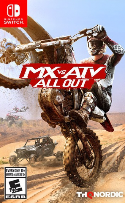 MX vs ATV All Out box art for Nintendo Switch