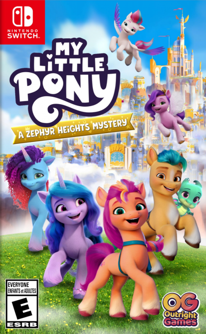 My Little Pony: A Zephyr Heights Mystery box art for Nintendo Switch