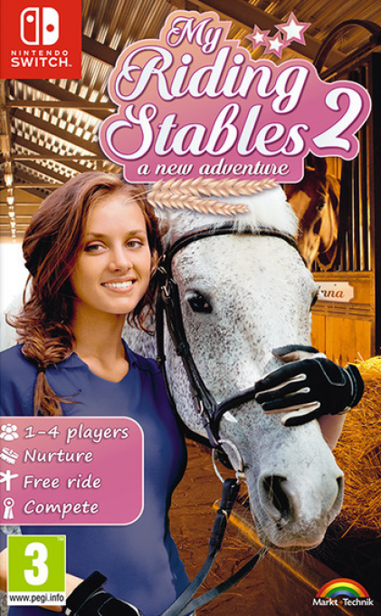My Riding Stables 2: A New Adventure box art for Nintendo Switch